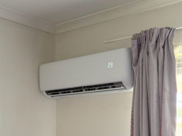 Split system air conditioner installed by Koala Plumbing in Adelaide