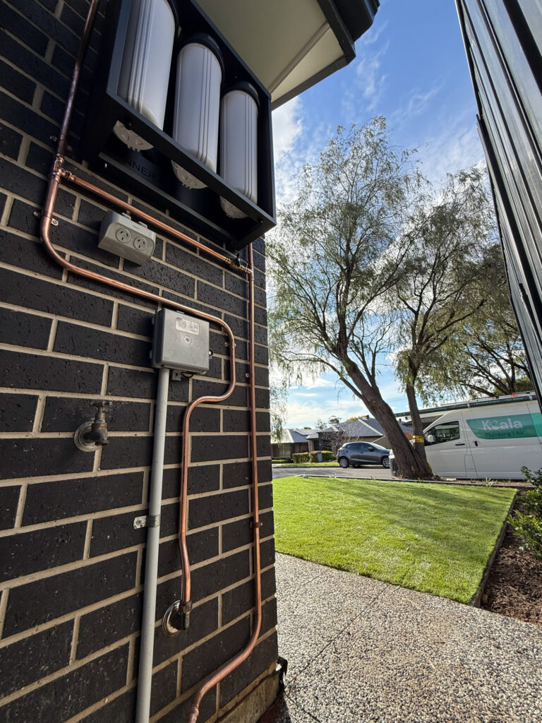 Water system installed by Koala Plumbing in Adelaide