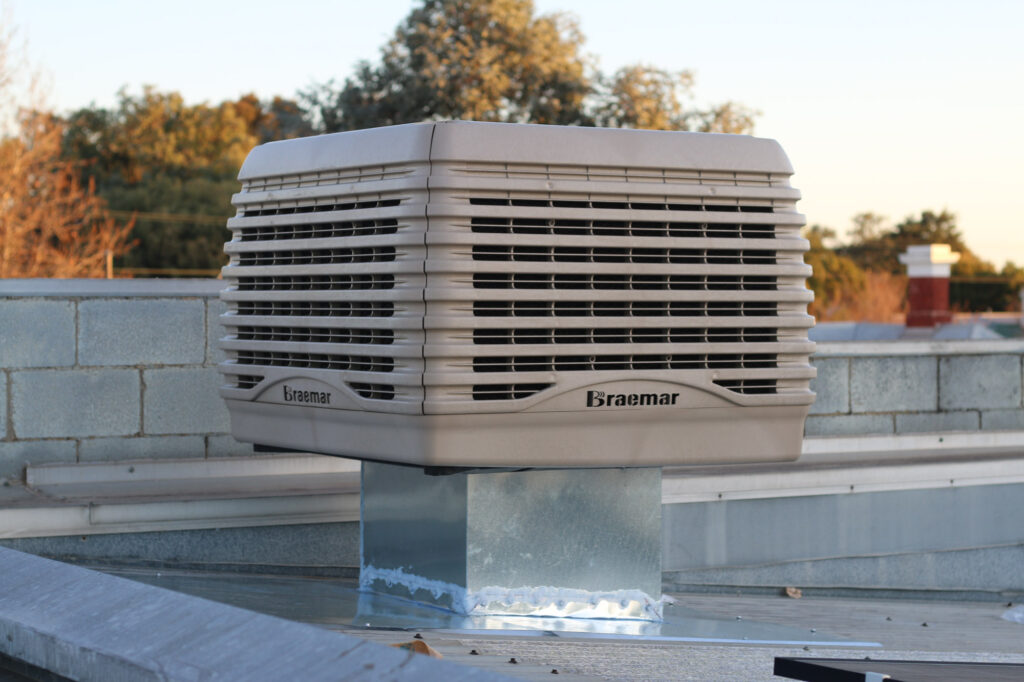 Evaporative air conditioner installed by Koala Plumbing in Adelaide