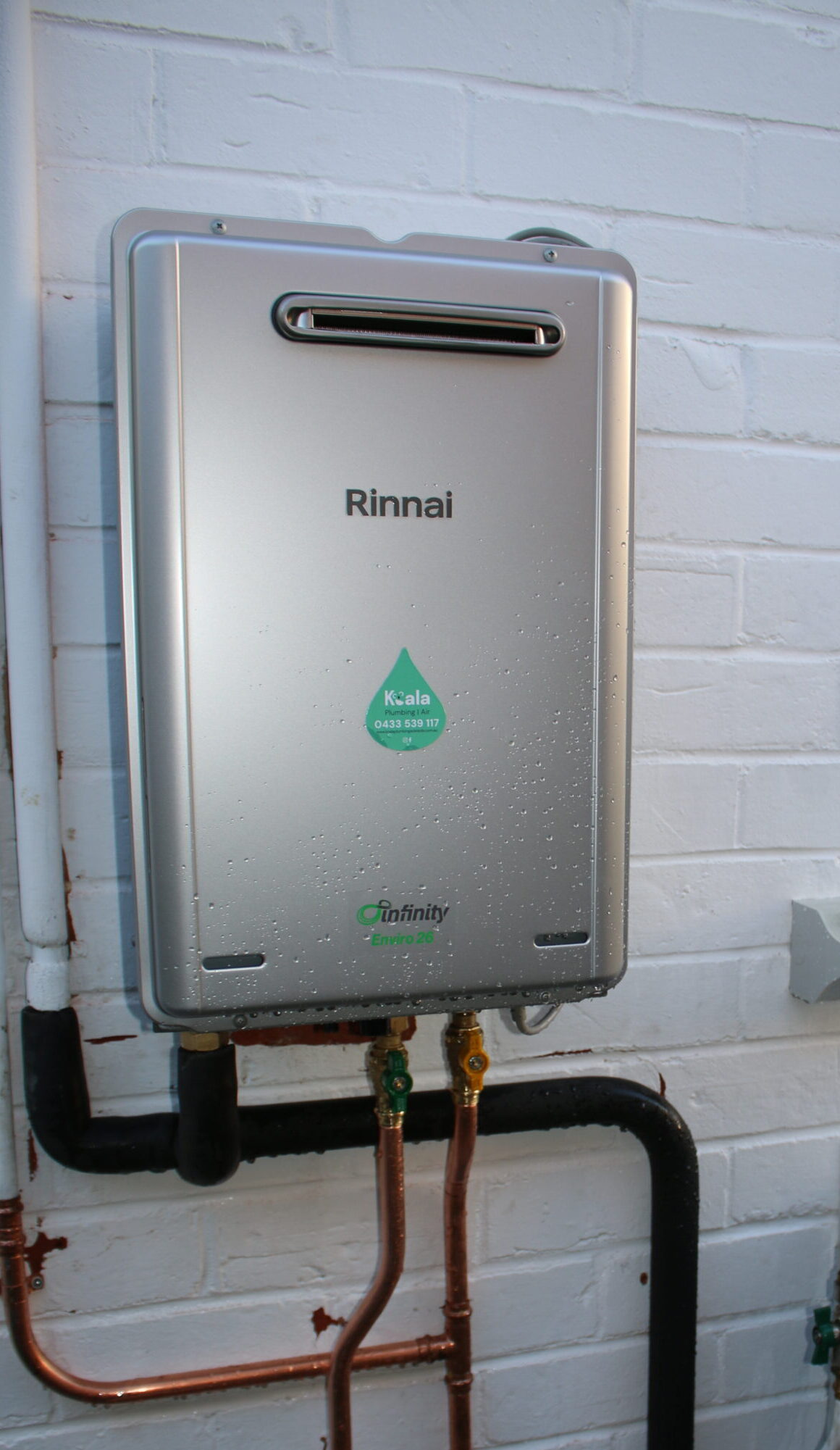 rinnai hot water system